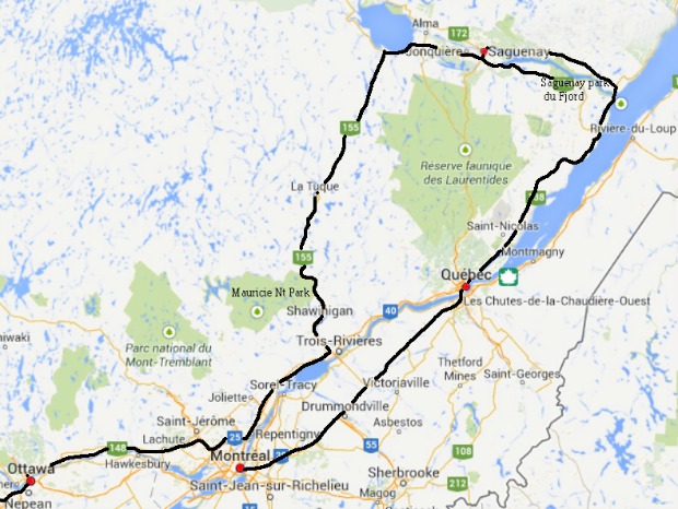 Saguenay Route