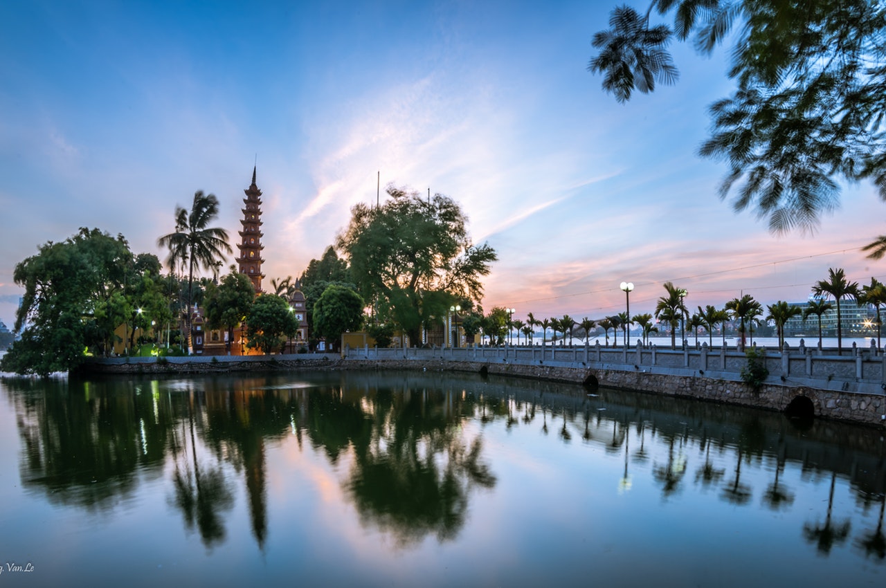 landschap in hanoi