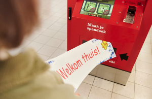 expressbanner Schiphol spandoek