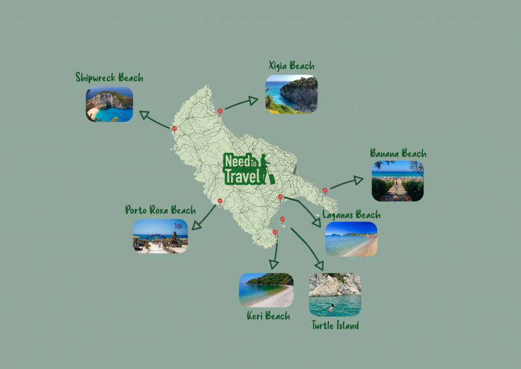 Mooiste stranden Zakynthos Griekenland